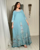 Women's jalabiya with soft embroidery