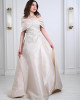 Women's embroidered evening dress