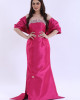 Skirt cut evening dress 