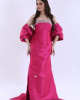 Skirt cut evening dress 