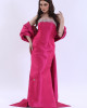 Skirt cut evening dress 