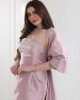 Skirt cut evening dress 