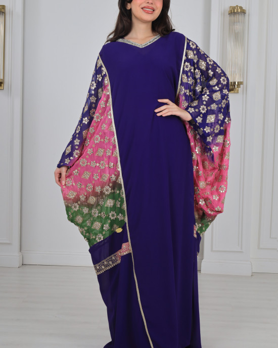 Women's kimono-style galabiya 