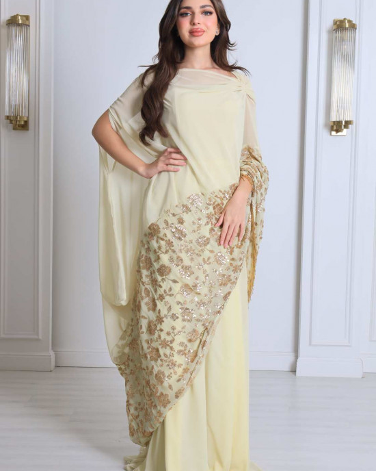Elegant loose jalabiya