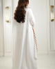 Embroidered galabiya with a modern design 