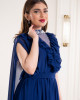 Long dress made of soft chiffon material