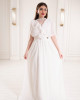 Long dress made of soft chiffon material
