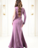 Long embroidered occasion dress