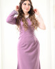 Long embroidered occasion dress