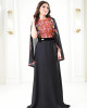 Jalabiya with embroidered cape