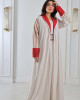 Luxurious embroidered Moroccan galabiya