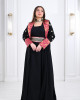 Moroccan galabiya with Khatma embroidery 