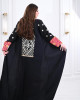 Moroccan galabiya with Khatma embroidery 