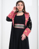 Moroccan galabiya with Khatma embroidery 