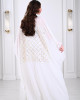 Loose embroidered women's galabiya